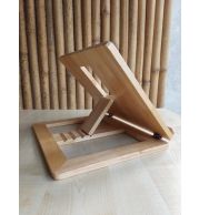 Wooden Laptop Stand – Handmade Wooden Laptop Riser for Ergonomic Desk Setup, Improved Airflow & Posture Support, Minimal Natural Finish, Eco-Friendly Office/Home Accessory